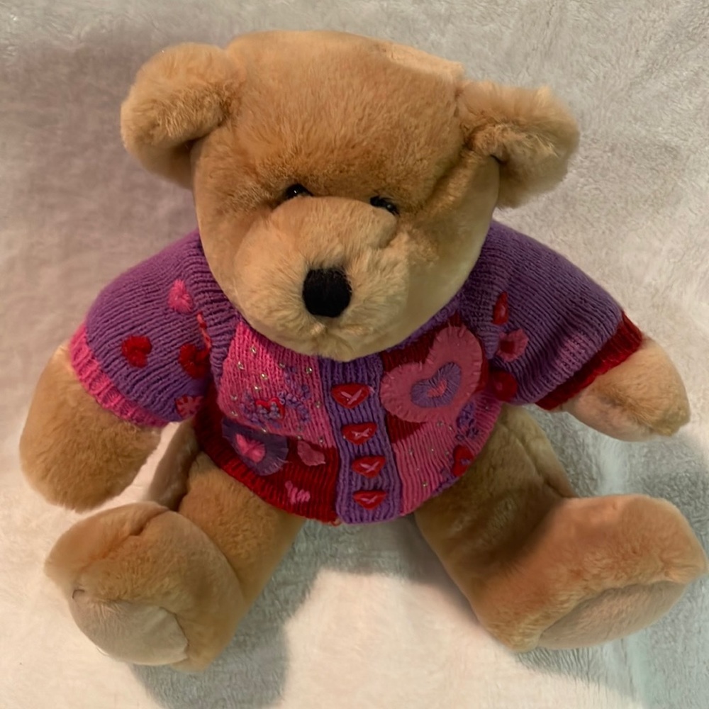1999 G.A.C. 8” Collectible Valentine Bear Plush!
